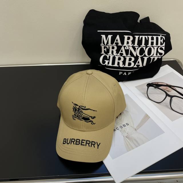上新 巴宝莉burberry 原单棒球帽 经典简约刺绣原单新品 超喜欢自留的棒球帽哦